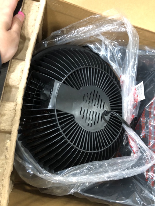 Photo 5 of 12 in. 3 Speed Whole Room Circulator Floor Fan0