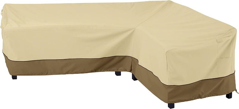 Photo 1 of Crosley Furniture CO7503-TA Heavy-Gauge Reinforced Vinyl Outdoor Sofa Cover, Tan