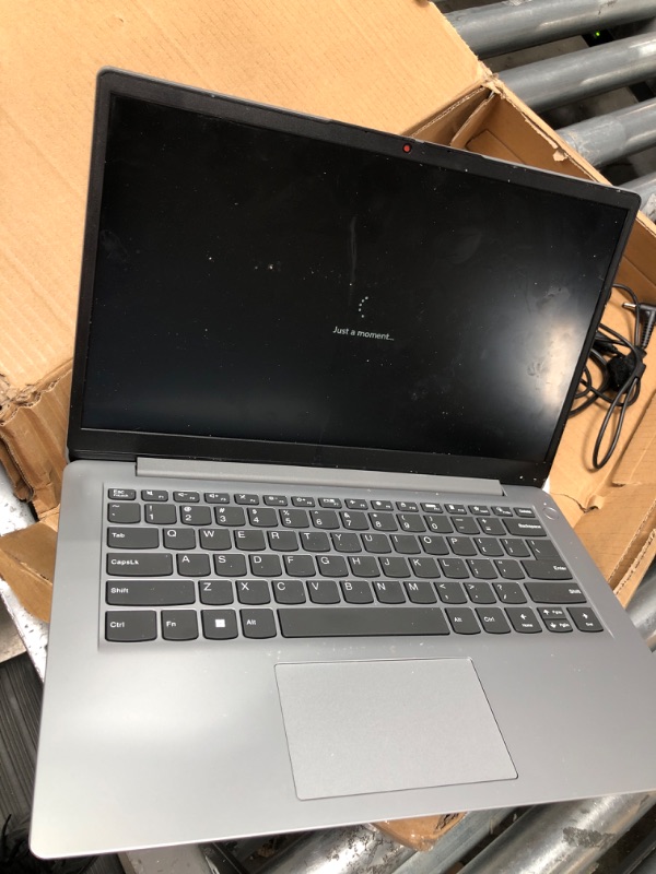 Photo 6 of Lenovo 2022 Ideapad 1i 14" HD Laptop, Intel Celeron N4020 Processor, 4GB RAM, 64GB eMMC Flash Memory, Intel HD Graphics 500, HD Webcam, Stereo Speakers, Cloud Grey, Windows 11S, 128GB USB Card2