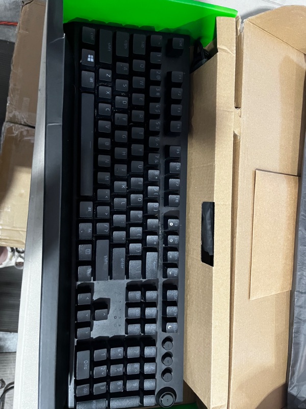 Photo 3 of Razer BlackWidow V3 Pro Mechanical Wireless Gaming Keyboard: Green Mechanical Switches - Tactile & Clicky - Chroma RGB Lighting - Doubleshot ABS Keycaps - Transparent Switch Housing - Bluetooth/2.4GHz