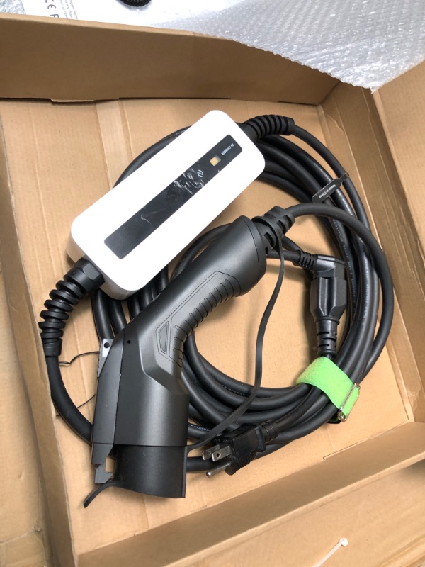 Photo 3 of astoneves Level 2 EV Charger, 10/16A NEMA 6-20 Electric Vehicle EVSE Charger with NEMA 5-15 Adapter for SAE J1772 Standard EV Cars Level 1 Charging (20ft Cable, 110/220V, Max 3.6kW) * SEE NOTES 