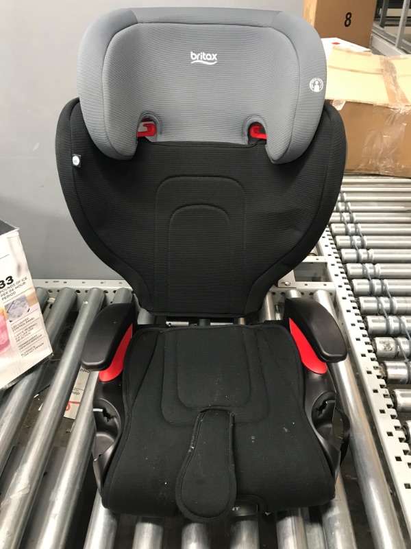 Photo 3 of Britax Highpoint Backless Belt-Positioning Booster Seat, SafeWash Black Ombre