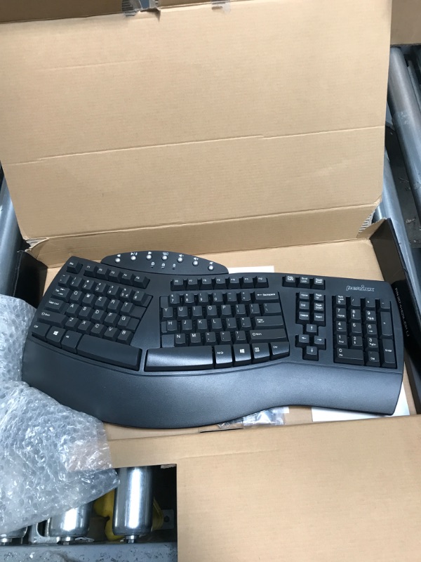 Photo 2 of Wireless Ergonomic Keyboard with Gel Wrist Rest Bundle