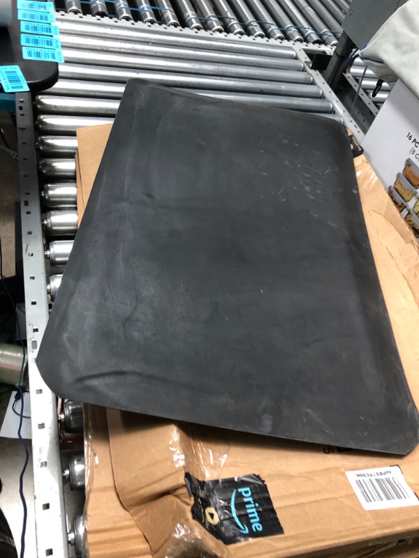 Photo 1 of 1" Extra Thick Anti Fatigue Floor Mat,Kitchen Mat, Standing Desk Mat – Comfort at Home, Office, Garage - Advanced PU Foam - NOT PVC!!! (Black, 20x30x1-Inch) Black 20x30x1-Inch