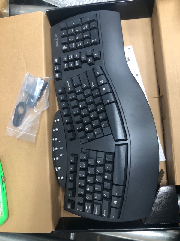 Photo 2 of Wireless Ergonomic Keyboard with Gel Wrist Rest Bundle