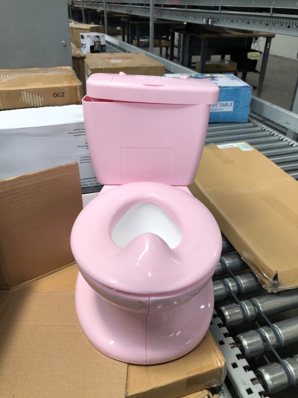 Photo 2 of Summer My Size Potty, Pink Realistic Potty Training Toilet Looks and Feels Like an Adult Toilet Easy to Empty and Clean, 1 Count (Pack of 1) * SEE NOTES 