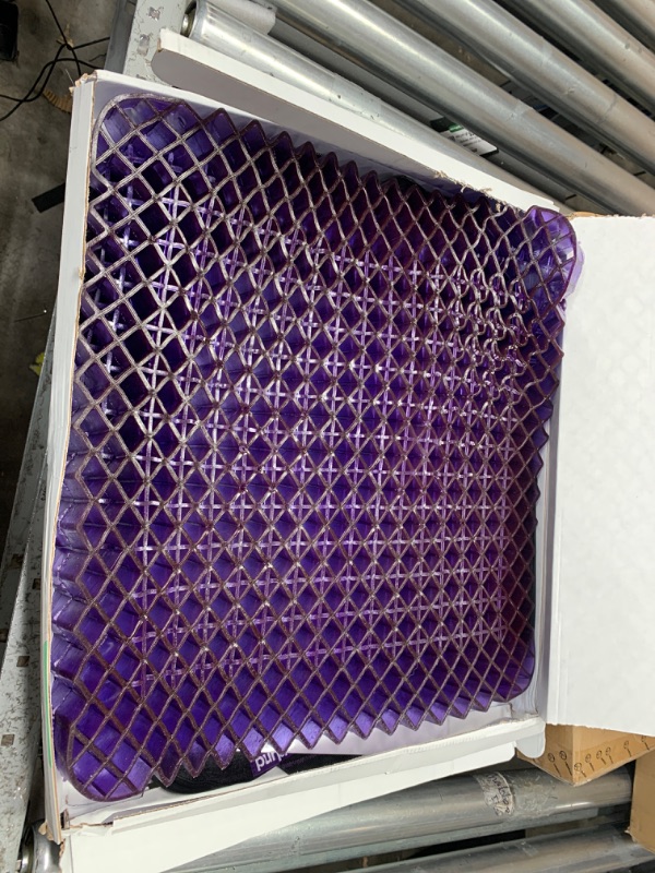 Photo 2 of Used *** Purple Royal Seat Cushion - Seat Cushion for The Car Or Office Chair - Temperature Neutral Grid