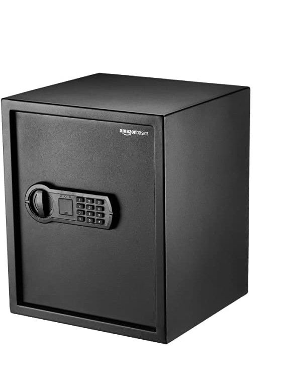 Photo 1 of Amazon Basics Steel Home Security Safe with Programmable Keypad - 1.52 Cubic Feet
