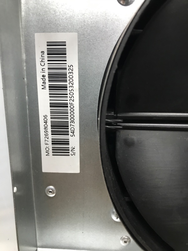 Photo 5 of ***Does not turn on and there is damage due to prior use, see pictures.*** 
Comfee CVP30W6AST Ducted Pyramid Range 450 CFM Stainless Steel Wall Mount Vent Hood with 3 Speed Exhaust Fan, 30 inches & CVG30W8AST 30 Inches Ducted Wall Mount Vent Range Hood