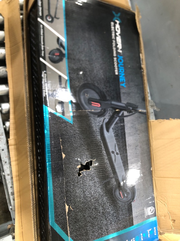 Photo 3 of (PARTS ONLY)Hover-1 Journey Electric Scooter | 14MPH, 16 Mile Range, 5HR Charge, LCD Display, 8.5 Inch High-Grip Tires, 220LB Max Weight, Cert. & Tested - Safe for Kids, Teens, Adults Black