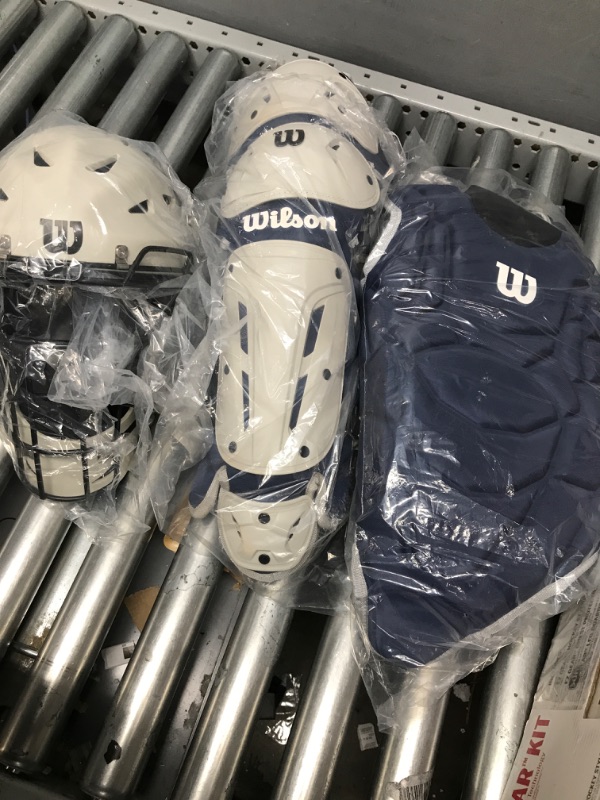 Photo 2 of WILSON Baseball-Protective-Gear EZ GEAR2 Catcher's Gear KIT Navy Large/X-Large