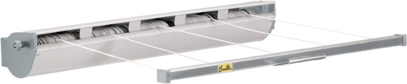 Photo 1 of Household Essentials 17145-1 Retractable Clothesline 5-Line Dryer | Indoor or Outdoor Use | Hang Wet or Dry Laundry
