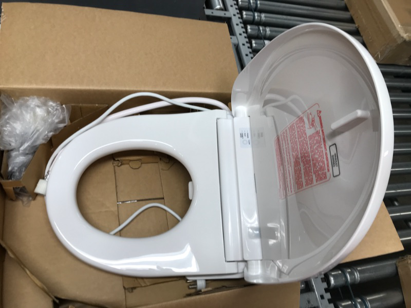 Photo 2 of ***UNTESTED - SEE NOTES*** TOTO SW583#01 S350E Electronic Bidet Toilet Seat