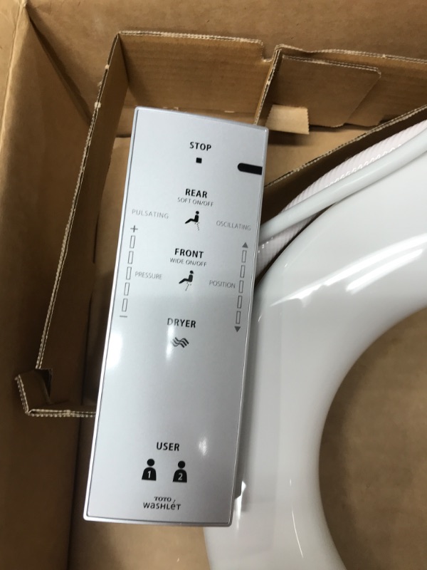 Photo 4 of ***UNTESTED - SEE NOTES*** TOTO SW583#01 S350E Electronic Bidet Toilet Seat