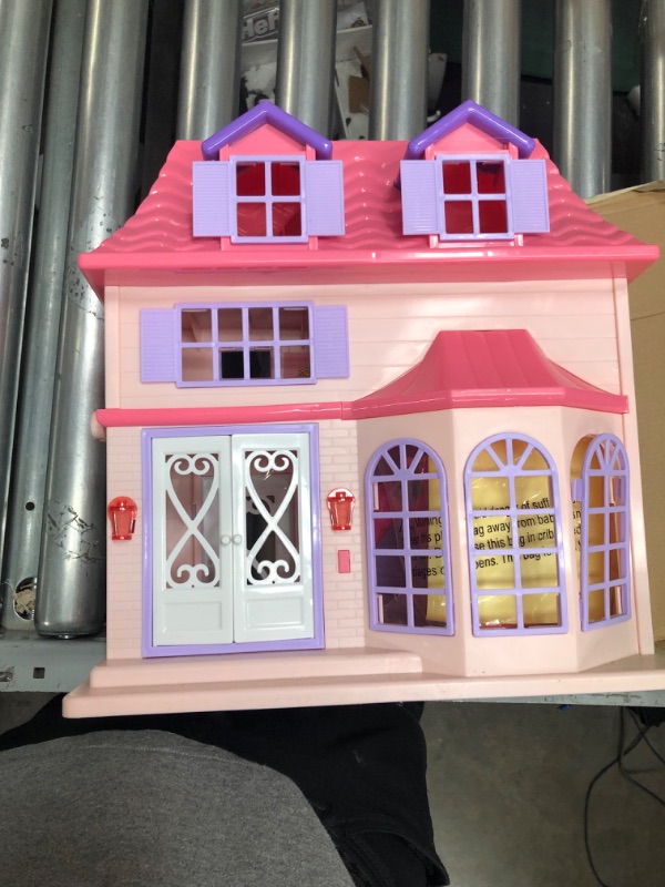 Photo 1 of Boley American Doll House - 21 Pc Kids & Toddler Toy House Playset with Small Furniture & Dolls