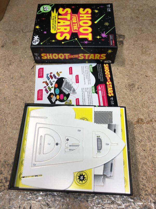 Photo 2 of Big Potato Shoot for The Stars — The Rocket-Powered Trivia Game for Adults and Family — Board Games for Teens, Kids and Aliens Alike