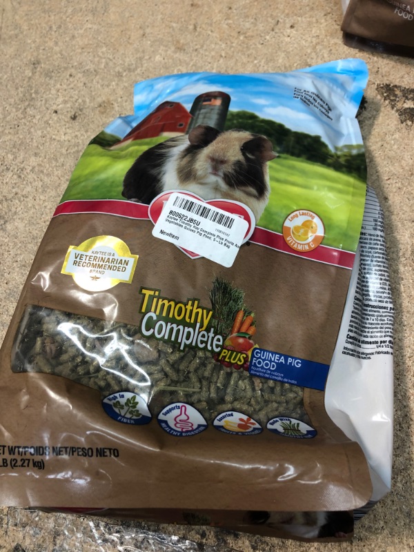 Photo 2 of **EXPIRES MARCH2023** Kaytee Timothy Hay Complete Plus Fruits And Vegetables Guinea Pig Food, 5-Lb Bag