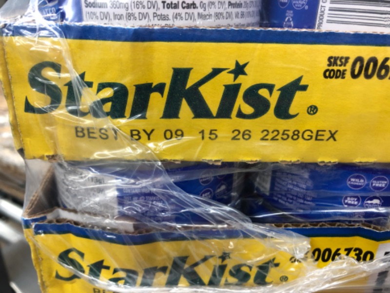 Photo 2 of **EXPIRES 09/15/2026** StarKist  Chunk Light Tuna in Water – 5 oz Can (Pack of 24)
SET OF 2
