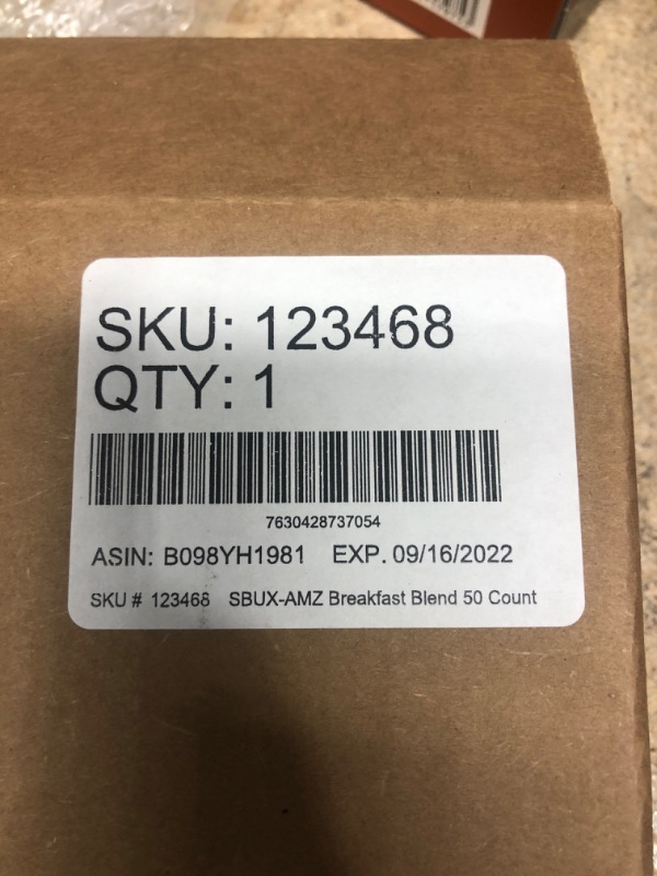 Photo 2 of ***EXP 09/16/2022*** Starbucks by Nespresso Medium Roast Breakfast Blend Coffee (50-count single serve capsules, compatible with Nespresso Original Line System)