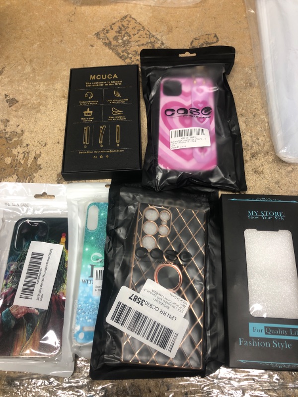 Photo 1 of 6 ITEMS PHONE CASE BUNDLE