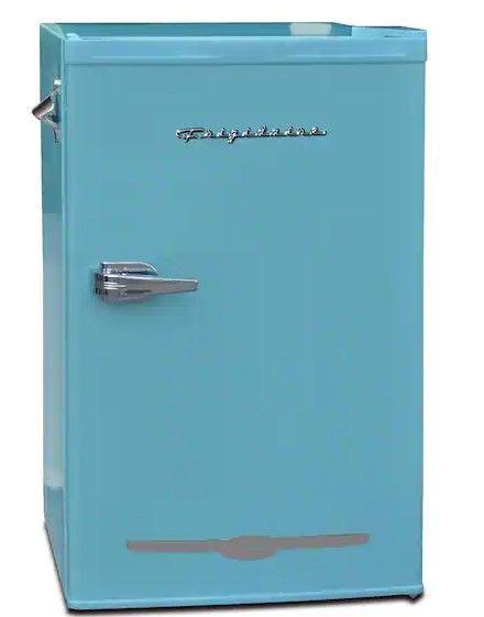 Photo 1 of 3.2 cu. ft. Retro Mini Fridge in Blue
