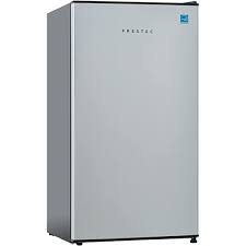 Photo 1 of Frestec 3.1 CU' Mini Refregiator, Compact Refrigerator, Small Refrigerator with Freezer, Stainless Steel Look (FR 310 SL)
