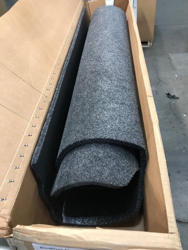 Photo 2 of LIKE NEW; FOUND LOOSE HARDWARE**BedRug Classic Bed Mat | Gray | BMC07CCD | Fits 2007 - 2018 Chevy Silverado/GMC Sierra 5'8" Bed (drop-in style bedliner)