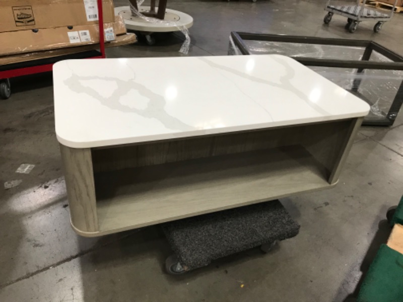 Photo 1 of 24" x 42" x 14" Marble Top Entertainment Set