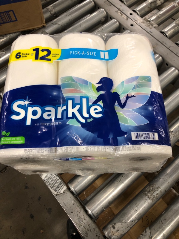 Photo 1 of Sparkle® Pick-A-Size® Paper Towels, 24 Double Rolls = 48 Regular Rolls