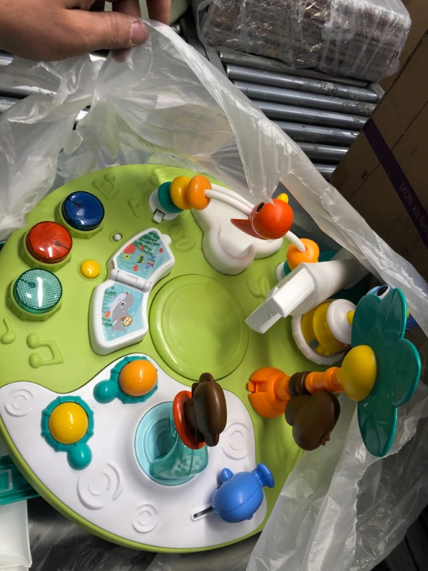 Photo 3 of Bright Starts Around We Go 2-in-1 Walk-Around Baby Activity Center & Table, Tropic Cool, Ages 6 Months+
