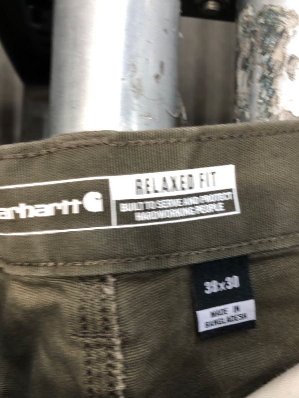 Photo 4 of Carhartt Men's Rugged Flex Relaxed Fit Canvas 5-Pocket Work Pant 38" x 30"