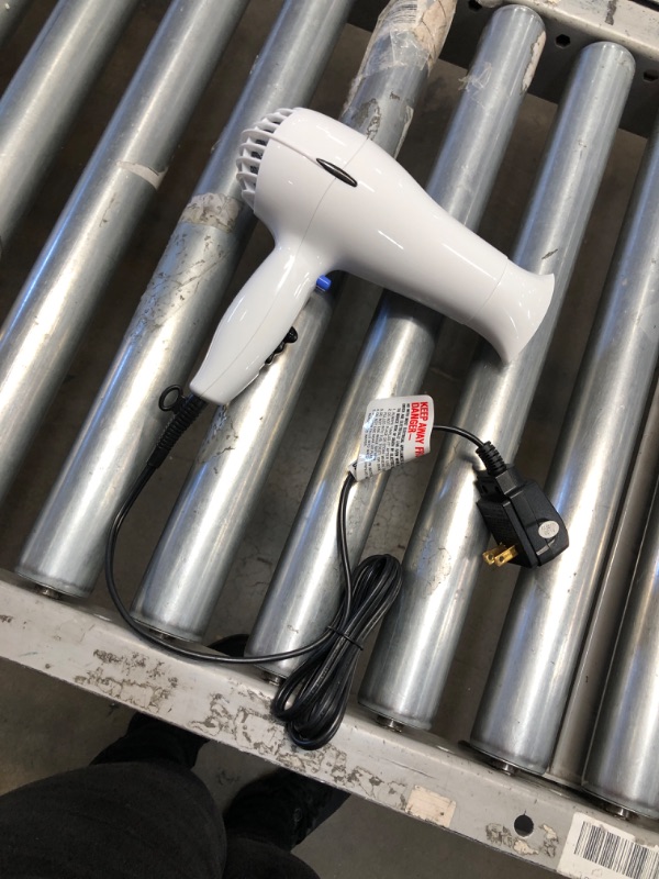 Photo 5 of Conair 247W White Compact Hair Dryer - 1875W