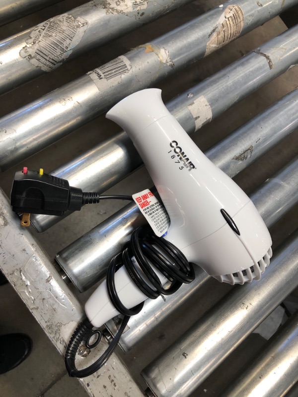 Photo 2 of Conair 247W White Compact Hair Dryer - 1875W