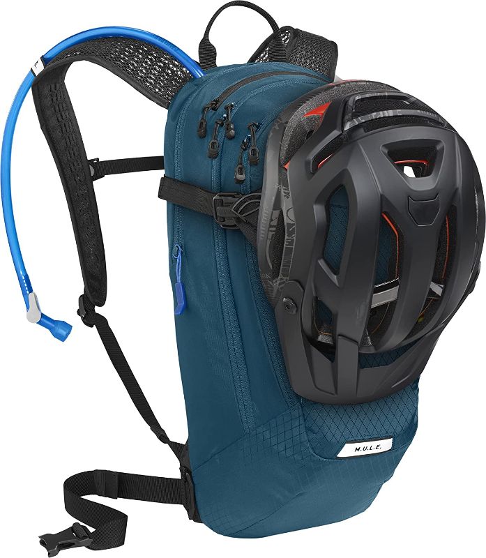 Photo 1 of **USED**CamelBak M.U.L.E. 12 Mountain Biking Hydration Backpack - Easy Refilling Hydration Backpack - Magnetic Tube Trap 100oz
