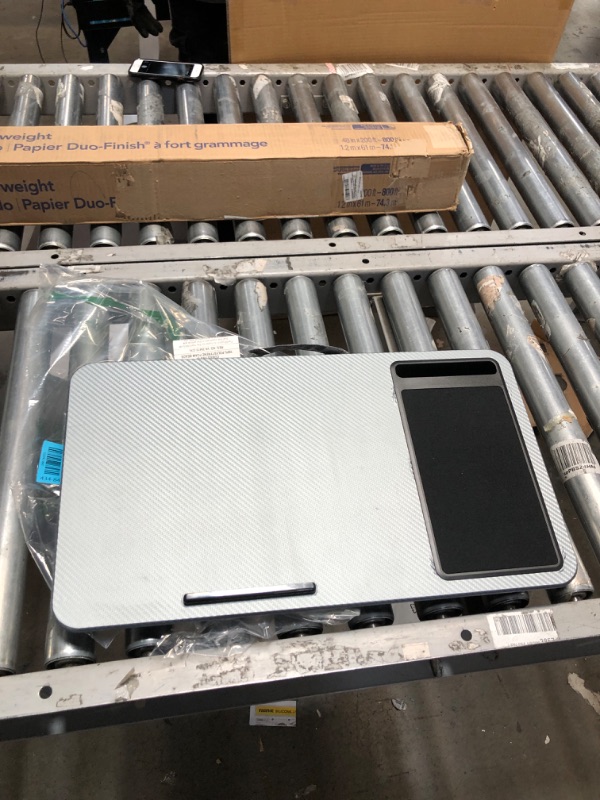 Photo 1 of Lapgear - Home Office Lap Desk - Silver Carbon