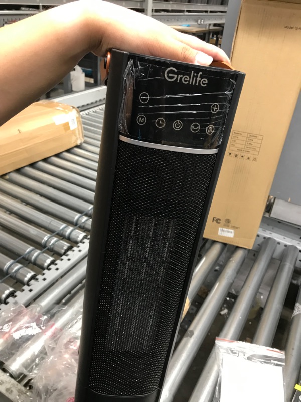 Photo 2 of *NON-FUNCTIONAL** 26" Space Heater for Indoor Use, Grelife 1500W PTC Fast Heating Oscillating Ceramic Heater with Thermostat, Remote, Overheat&Tip-Over Protection, 12H Timer, Portable Electric Heater for Bedroom Office