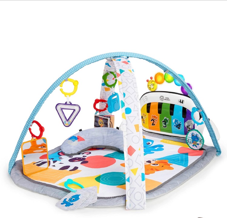 Photo 1 of Baby Einstein 4-in-1 Kickin' Tunes Music and Language Play Gym and Piano Tummy Time Activity Mat ***Some of the toys are missing.***