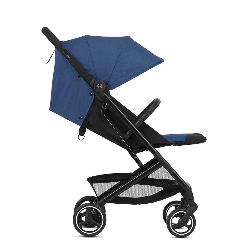 Photo 1 of CYBEX Beezy Stroller, Lightweight Baby Stroller, Compact Fold, Compatible with All CYBEX Infant Seats, Stands for Storage, Easy to Carry, Multiple Recline Positions, Travel Stroller, Navy Blue
