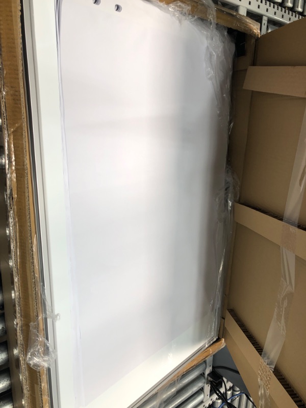 Photo 2 of Used *** Mobile Whiteboard on Wheels - 40'' x 26'' Portable Magnetic Standing White Board, Dry Erase Board with Stand, Flip Chart Easel for Classroom Teachers with Paper Pads White 40x26 inches