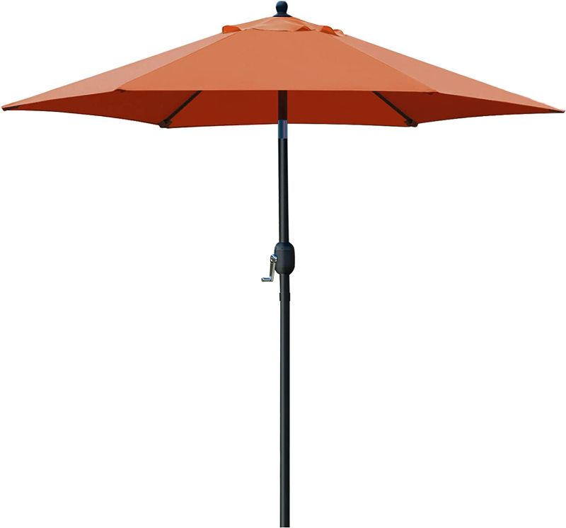 Photo 1 of *** USED UNABLE TO TEST FUNCTION *** JEAREY 11FT Outdoor Patio Umbrella Outdoor Table Umbrella with Crank, Market Umbrella 8 Sturdy Ribs UV Protection Waterproof for Garden, Deck, Backyard, Pool (11FT, Beige)