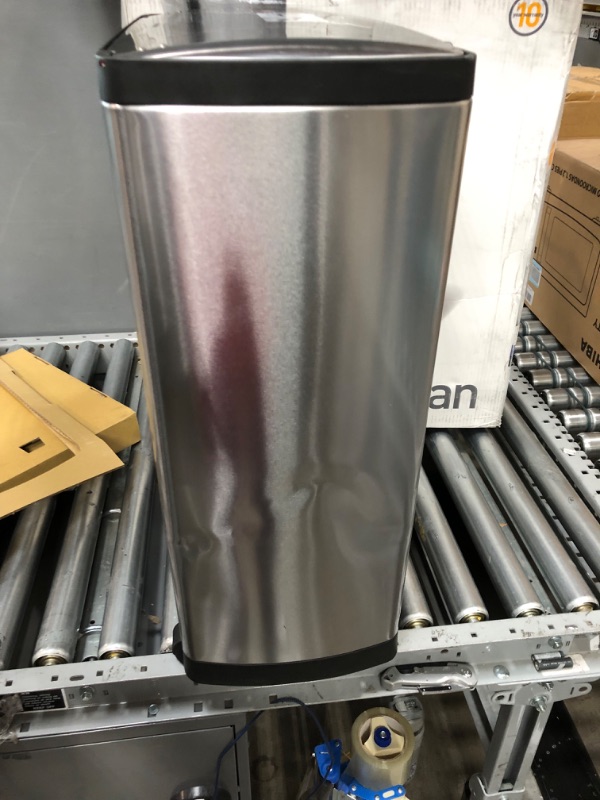 Photo 9 of *** USED IN LIKE NEW CONDITION *** Simplehuman 50 Liter / 13.0 Gallon Rectangular Kitchen Step Trash Can, Brushed Stainless Steel 50 Liter Rectangular Step Trash Can