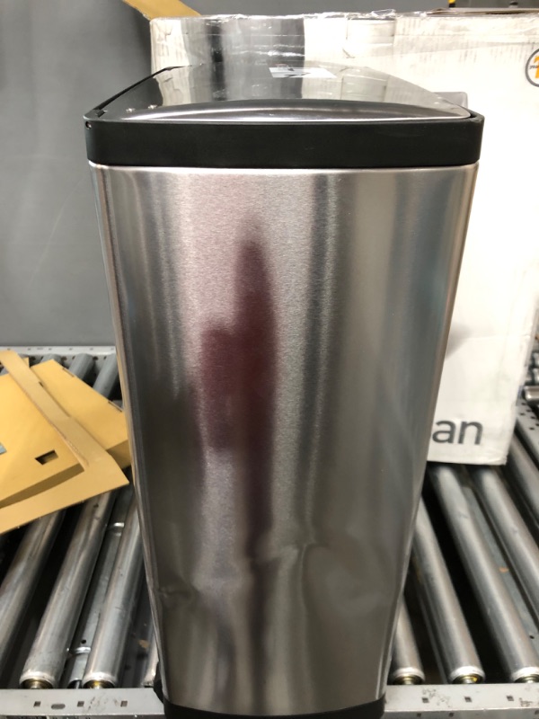 Photo 5 of *** USED IN LIKE NEW CONDITION *** Simplehuman 50 Liter / 13.0 Gallon Rectangular Kitchen Step Trash Can, Brushed Stainless Steel 50 Liter Rectangular Step Trash Can