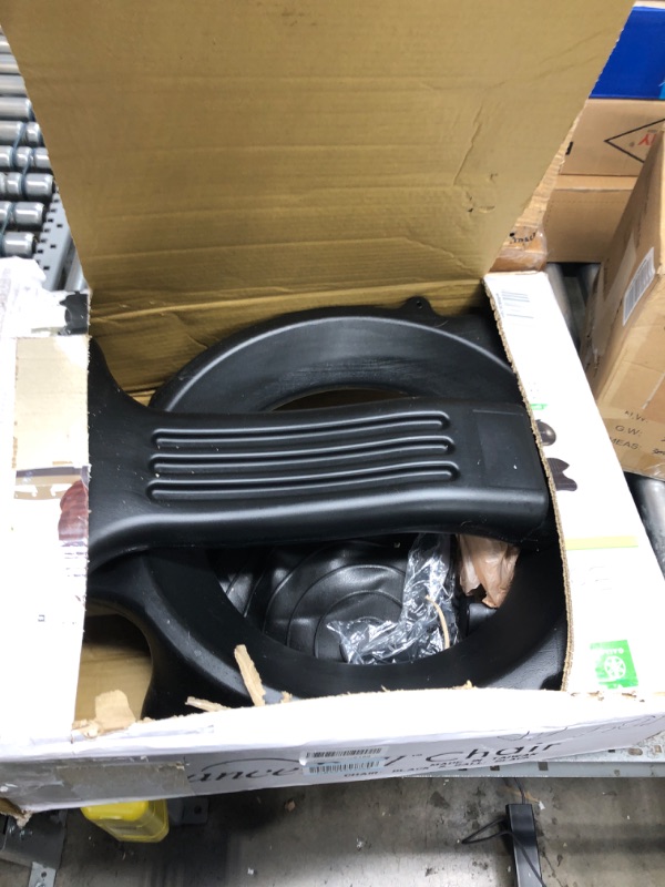 Photo 2 of Gaiam Classic Balance Ball Chair – Exercise Stability Yoga Ball Premium Ergonomic Chair for Home and Office Desk with Air Pump, Exercise Guide and Satisfaction Guarantee Black