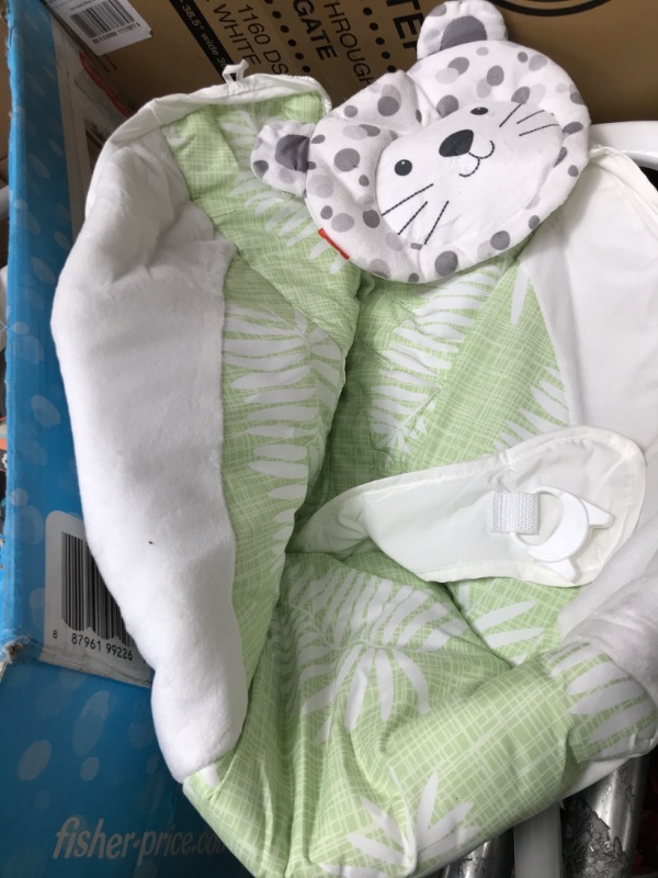 Photo 4 of ?Fisher-Price Snow Leopard Baby Swing, Dual-Motion Newborn Seat with Music, Sounds, and Motorized Mobile