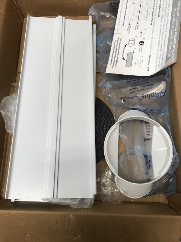 gulrear Portable Air Conditioner Sliding Door Vent Kit, Universal