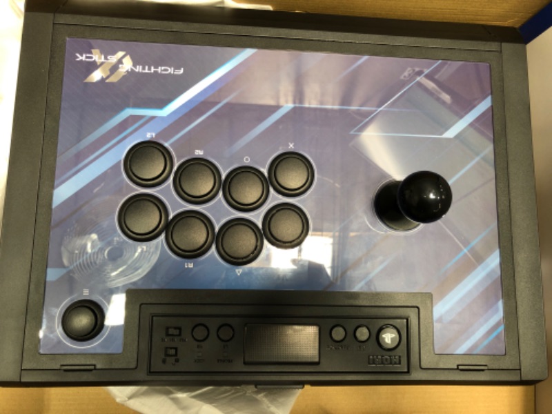 Photo 4 of HORI PlayStation 5 Fighting Stick Alpha - Tournament Grade Fightstick for PS5, PS4, PC - Officially Licensed by Sony