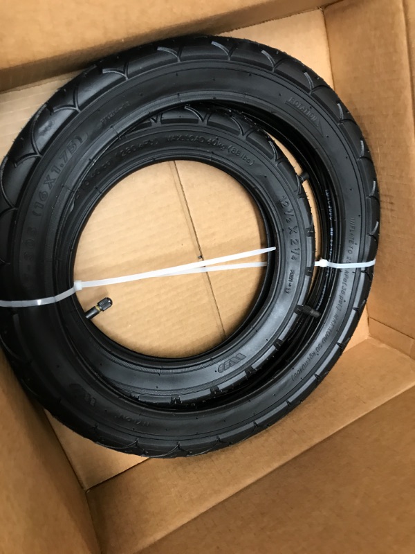 Photo 3 of 12.5'' Front and 16'' Back Wheel Replacement Tubes and Tires | Compatible with BoB Stroller Tire Tube Revolution SE/Pro/Flex/SU/Ironman - Made from BPA/Latex Free Butyl Rubber