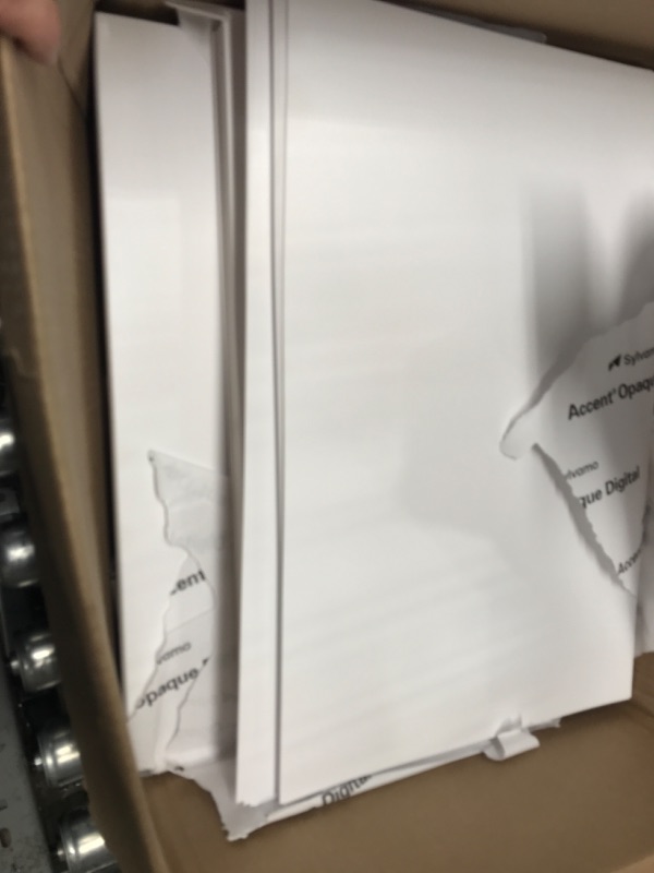 Photo 2 of **POSSIBLE MISSING PIECES**  Accent Opaque 17” x 11” White Cardstock Paper, 100lb, 271gsm – 200 Sheets (1 Ream) – Premium Smooth Heavy Cardstock, Printer Paper for Invitations, Cards, Menus, Business Cards – 188093R 100lb 1 Ream | 200 Sheets Ledger (11x17