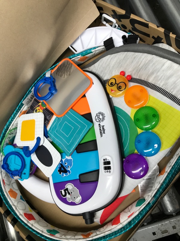 Photo 3 of Baby Einstein 4-in-1 Kickin' Tunes Music and Language Play Gym and Piano Tummy Time Activity Mat