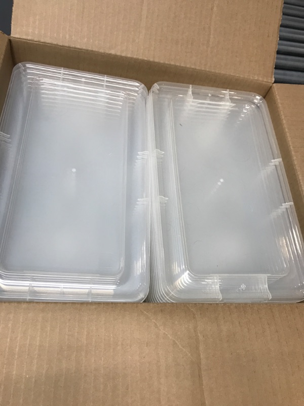 Photo 2 of **USED**  IRIS 5 Quart Clear Storage Box, 20 Pack